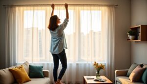 Poser un rideau sans percer : astuces simples pour une déco chic et pratique