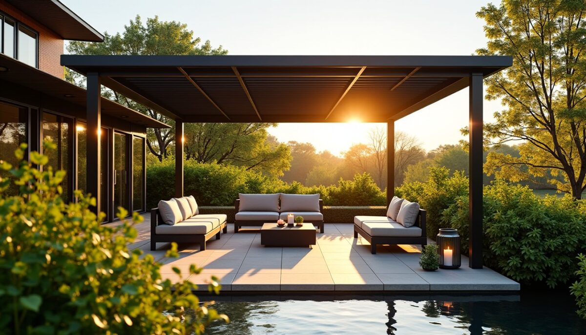 Profitez de votre terrasse en toutes saisons grâce à une pergola bioclimatique