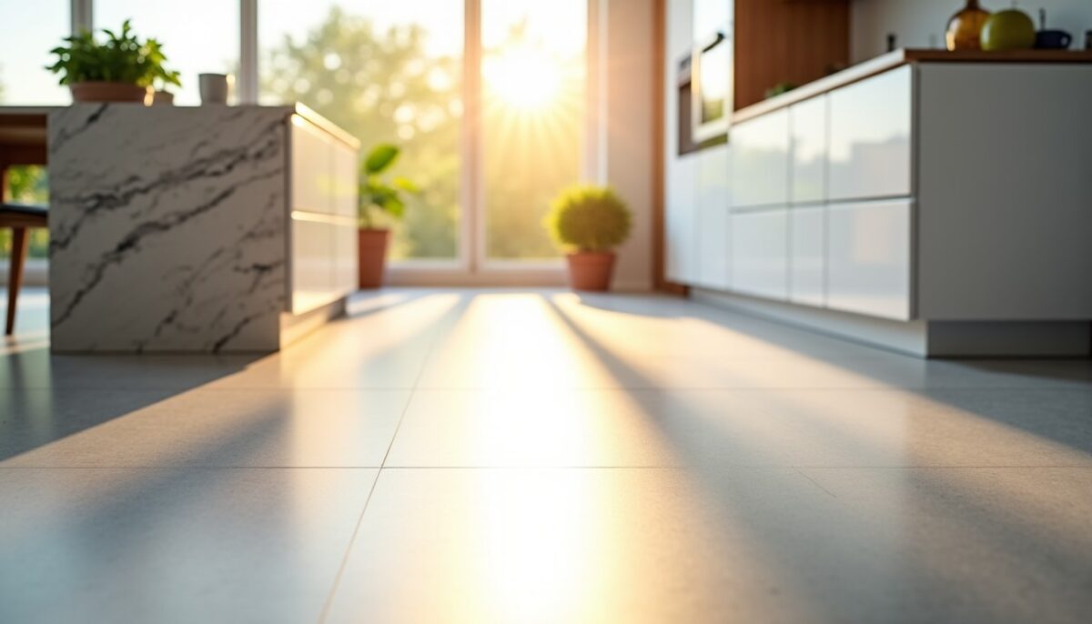 Combien coûte en moyenne la pose de carrelage pour le sol de votre cuisine ?