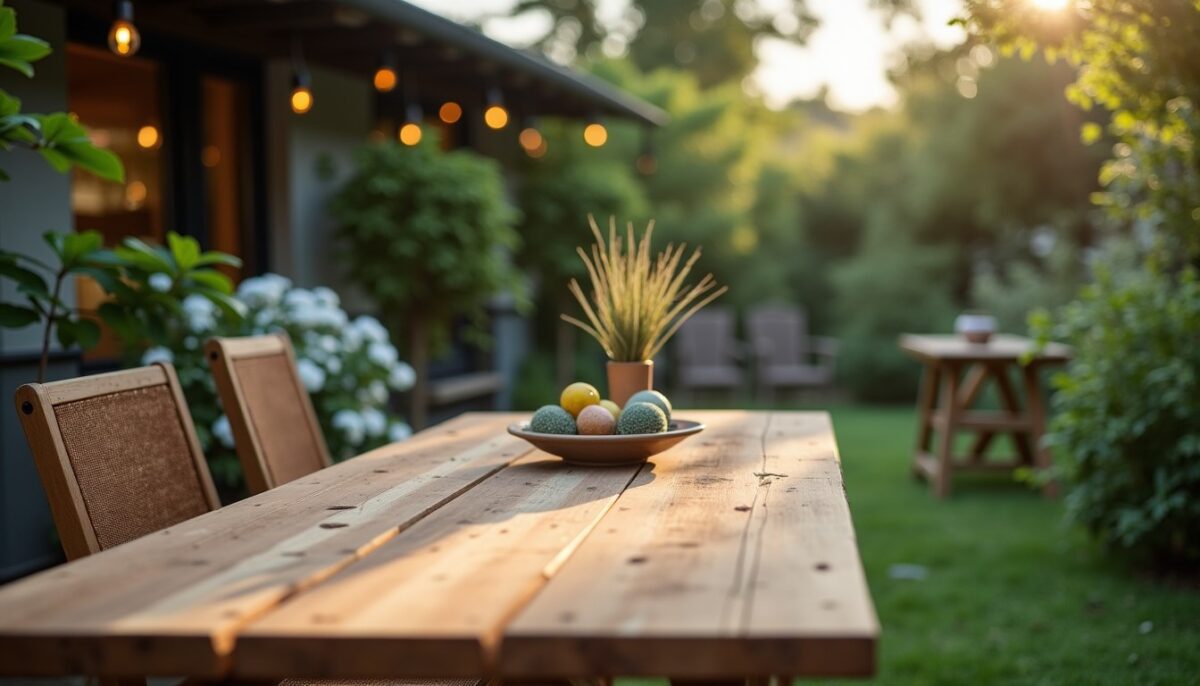Comment sélectionner le matériau idéal pour votre table de jardin ?
