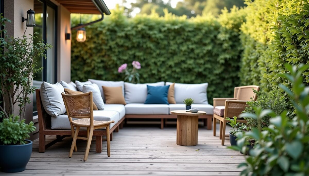 Optimiser l’espace : Comment rendre votre jardin plus agréable malgré des équipements encombrants