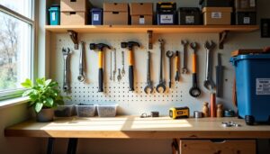 Astuces efficaces pour organiser votre espace de bricolage à la maison